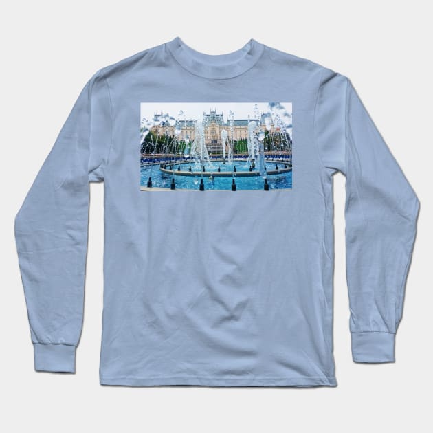 fountain Long Sleeve T-Shirt by psychoshadow